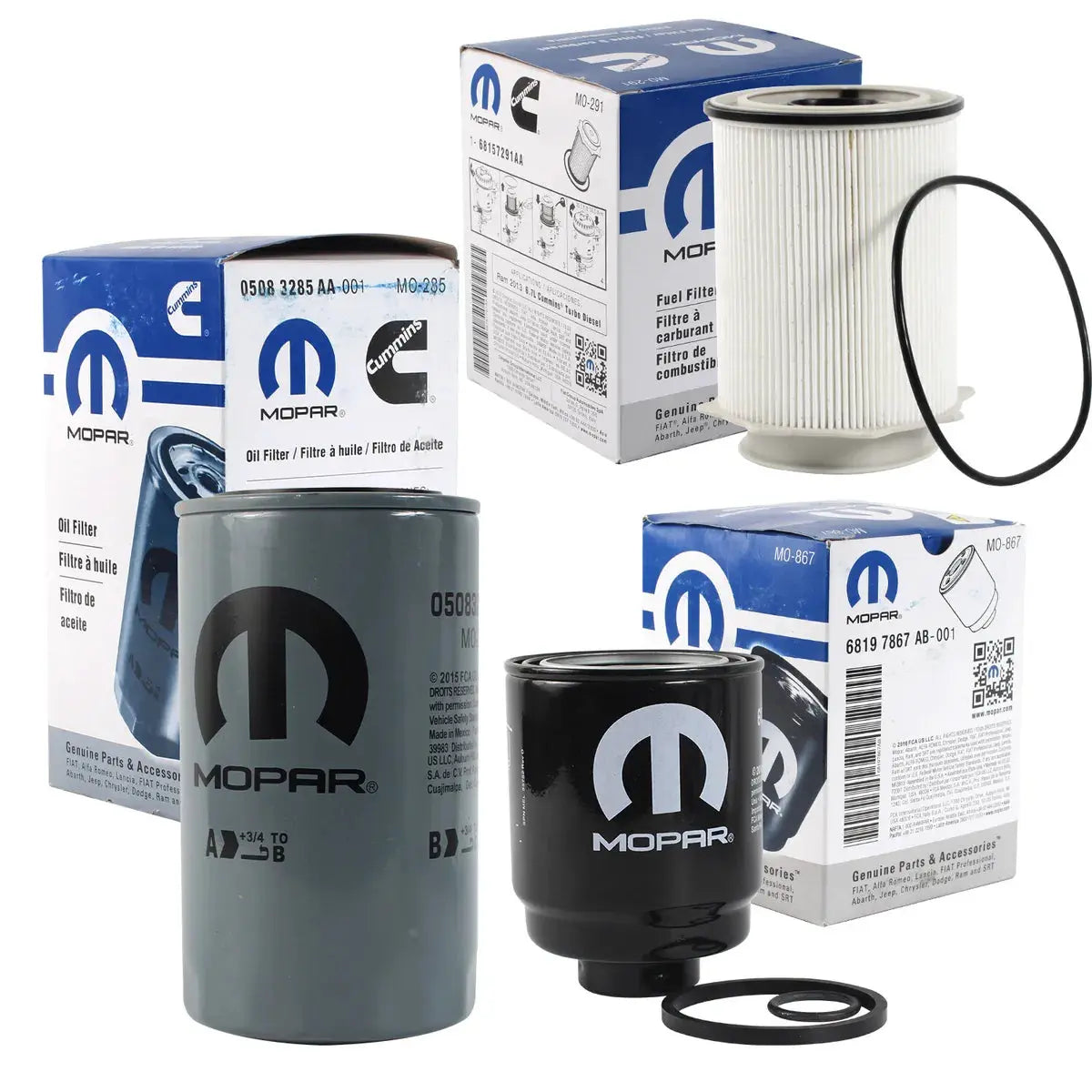 High-Quality Fuel Filters for Ram Trucks  High-Quality Breather Filter for Cummins  High-Performance Air Filters for Cummins  Heavy Duty Trucks  Heavy Duty Fuel Filter for Dodge Ram  Genuine Replacement Filters for Dodge Ram  Genuine Mopar Oil Filter 5083285AA  Genuine Mopar Fuel/Water Separator Filters  Genuine Mopar Diesel Fuel Filter  Genuine Mopar Cabin Air Filter 68535623AA  Genuine Mopar (68157291AA) Fuel Filter  Genuine Fuel/Water Separator Filters  Genuine fuel filters kit  fule filters